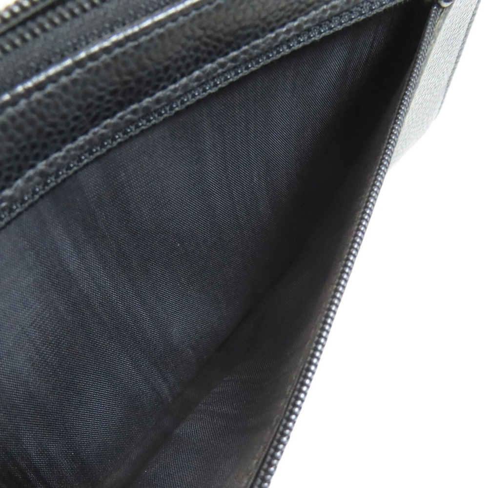 CHANEL Authentic Black Logo Wallet - Picture 5 of 16